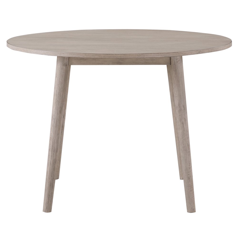Willow 42" Round Dining Table, Tan. Picture 3