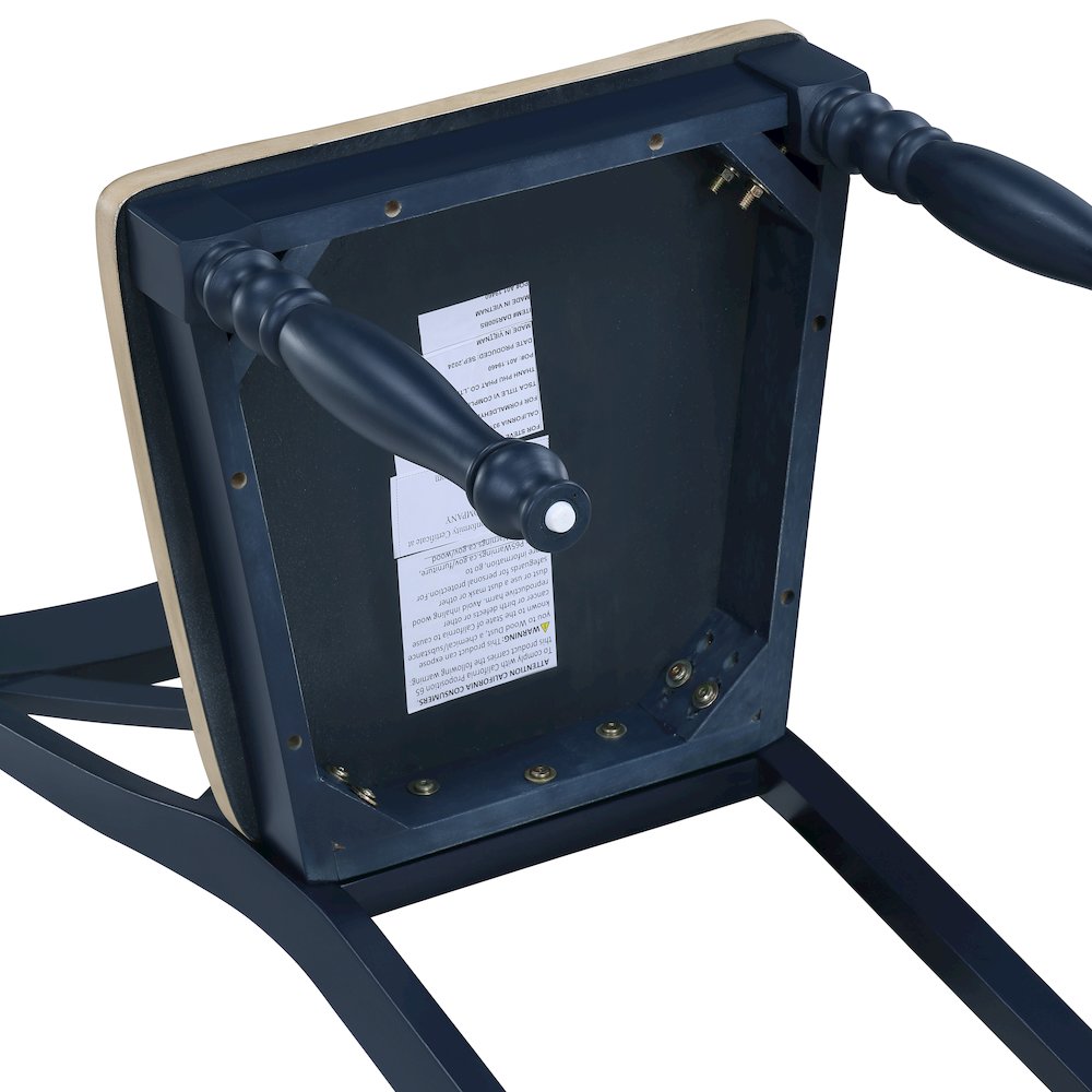 Darcy Blue Side Chair. Picture 7