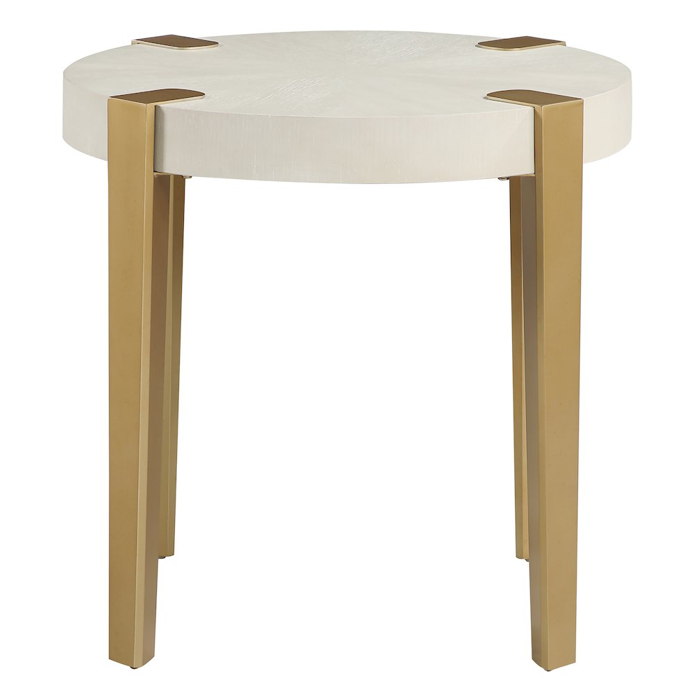 Gracie End Table, White. Picture 1