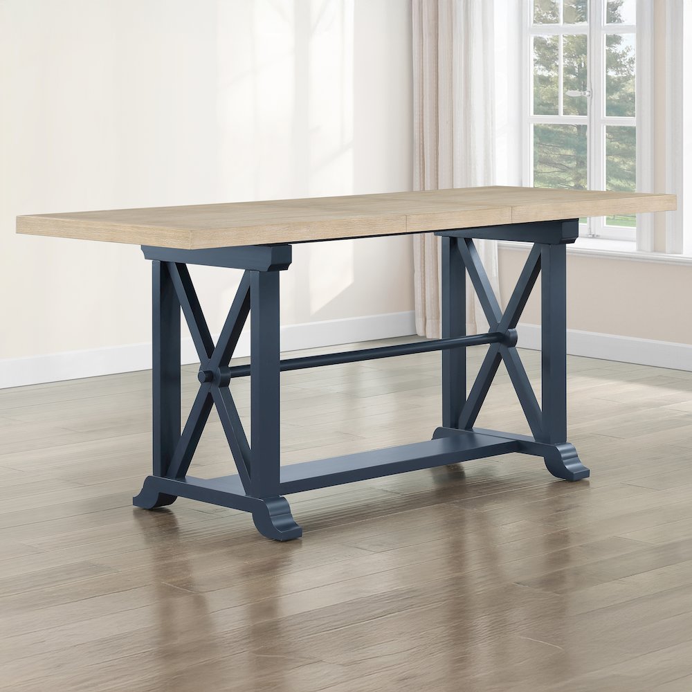 Darcy 5pc Counter Dining Set Blue. Picture 6