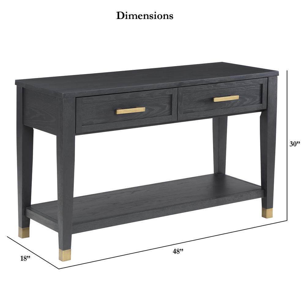 Yves Sofa Table 48"x18"x30". Picture 5