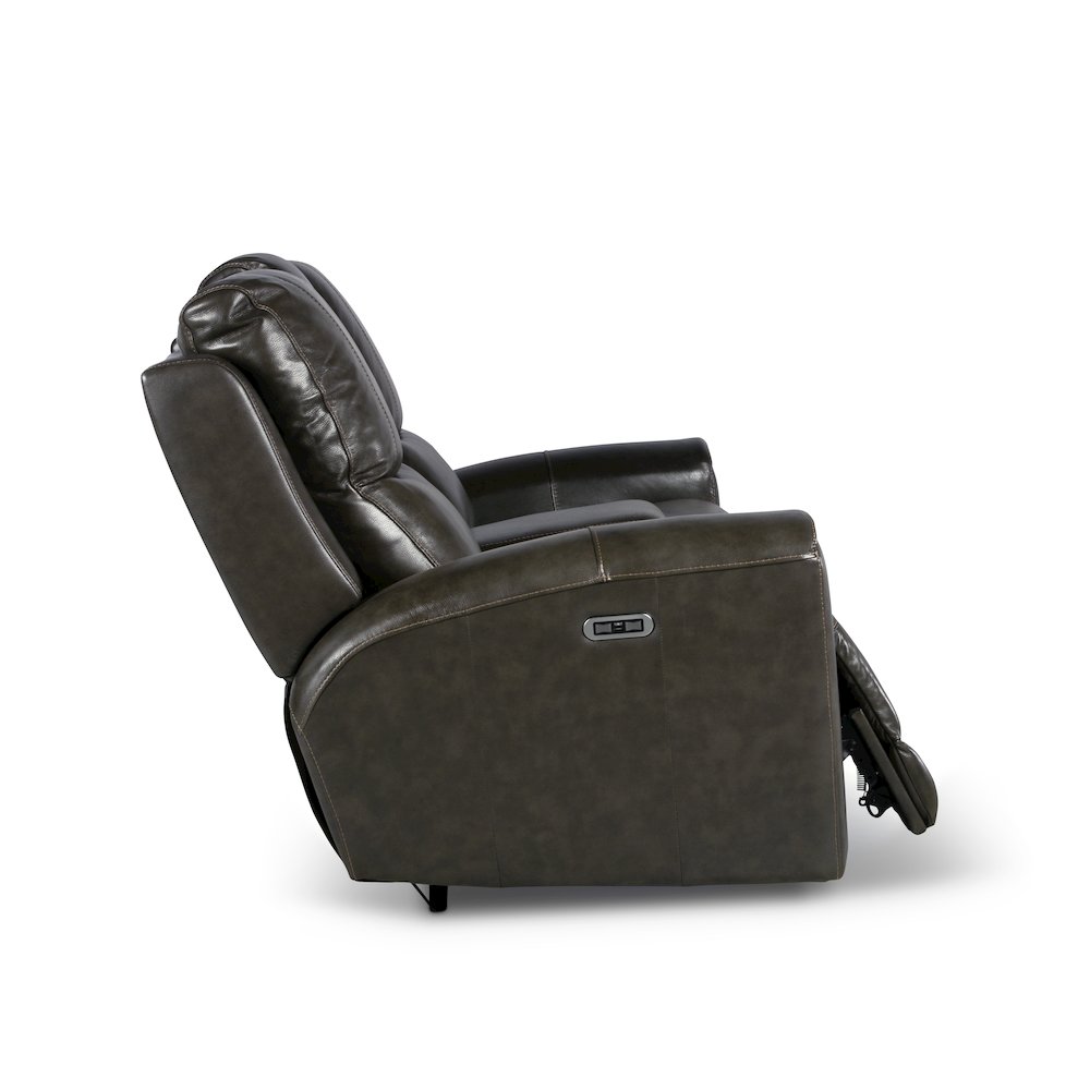 Laurel 2pc Power Reclining Grey. Picture 3