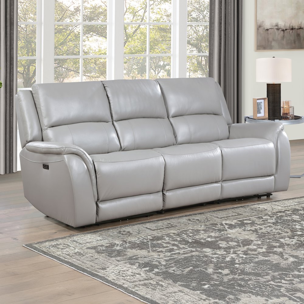 Alexandria Leather Power Reclining Sofa,. Picture 6