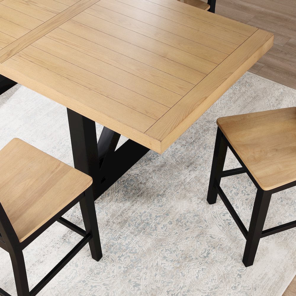 Magnolia 36" Counter Table, Black Base. Picture 10