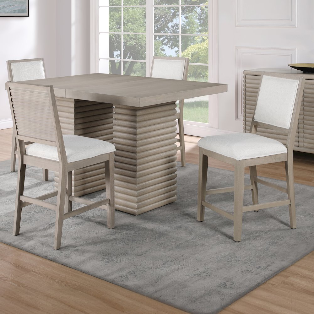 Lily 5-Piece Counter Dining Set. Picture 4