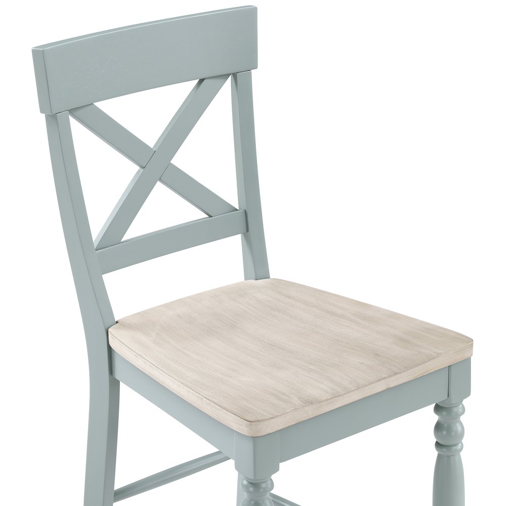 Darcy Green Counter Chair. Picture 5