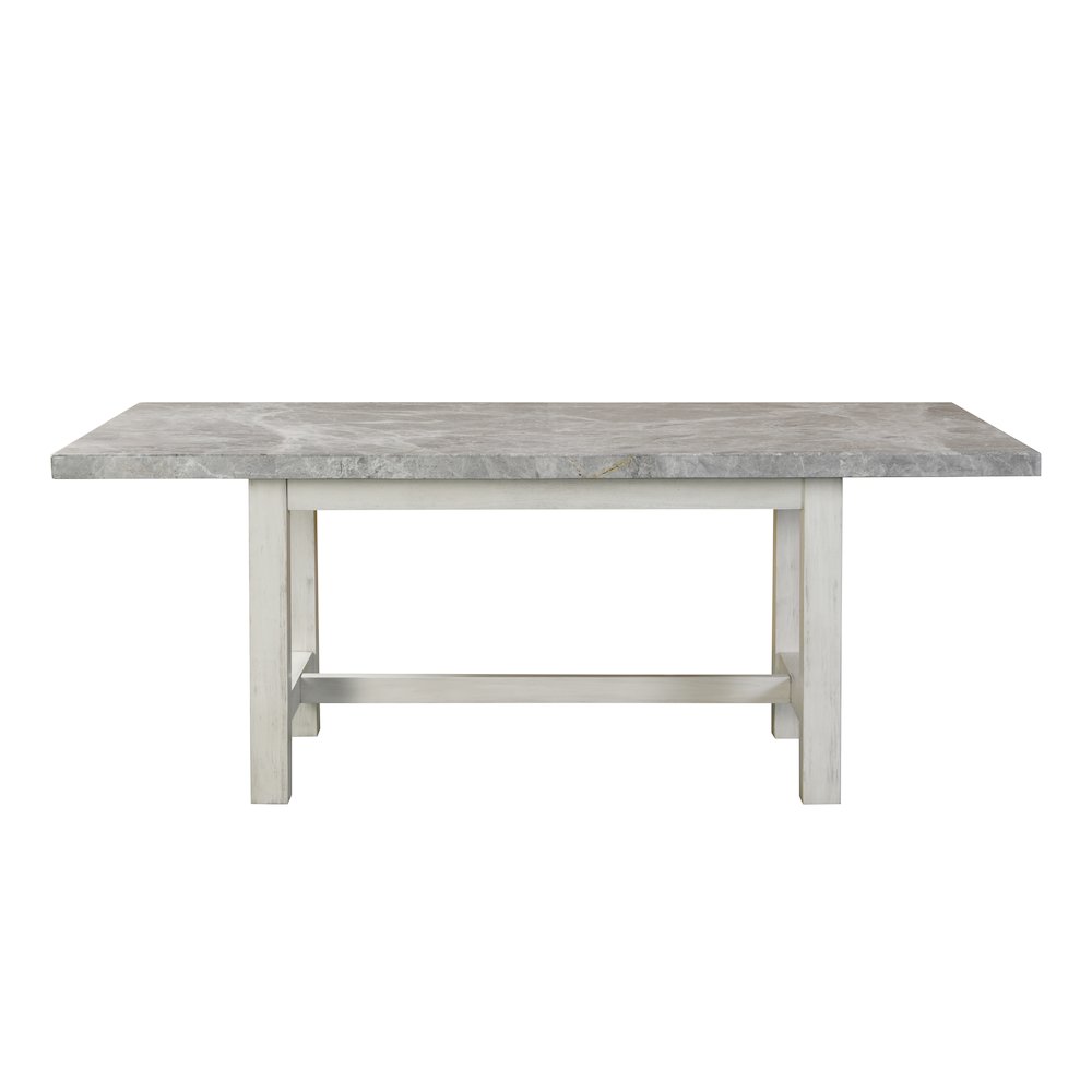 Canova Gray Marble Top Dining. Picture 1
