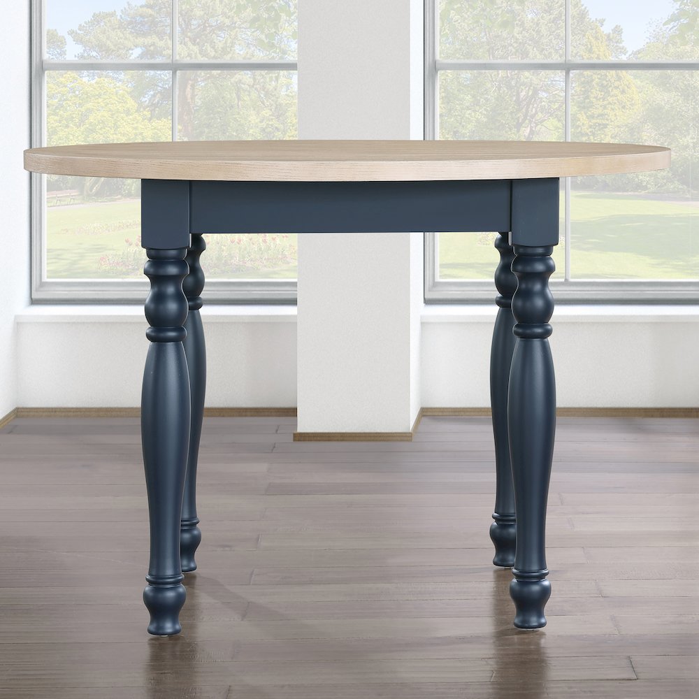 Darcy Blue Round Table. Picture 3