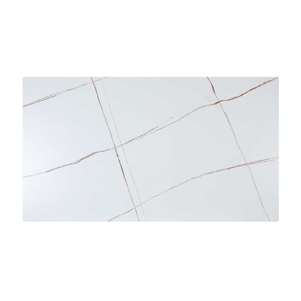 Contemporary Dining Set W/ Ceramic Top & 4 Chairs. Picture 4