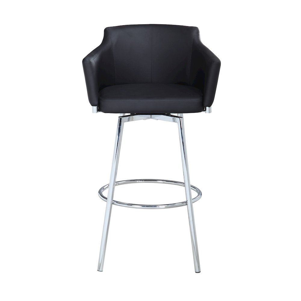 Modern Club Counter Stool W/ Memory Swivel. Picture 4