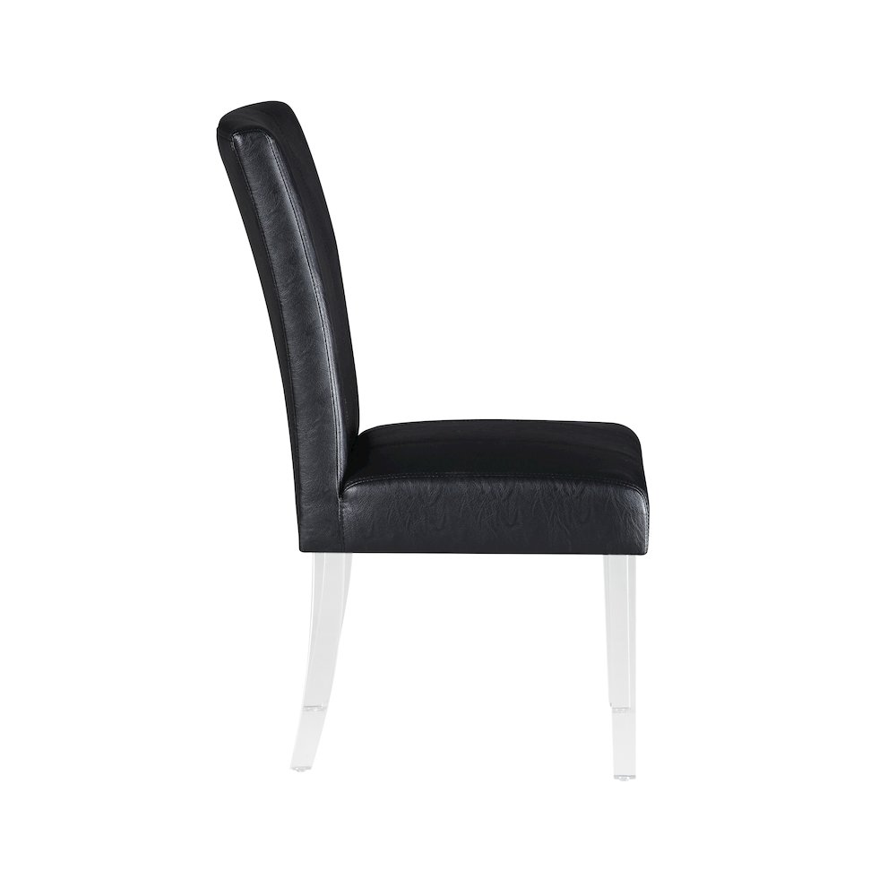 Contemporary Curved Flare-Back Parson Side Chair - 2 Per Box. Picture 5