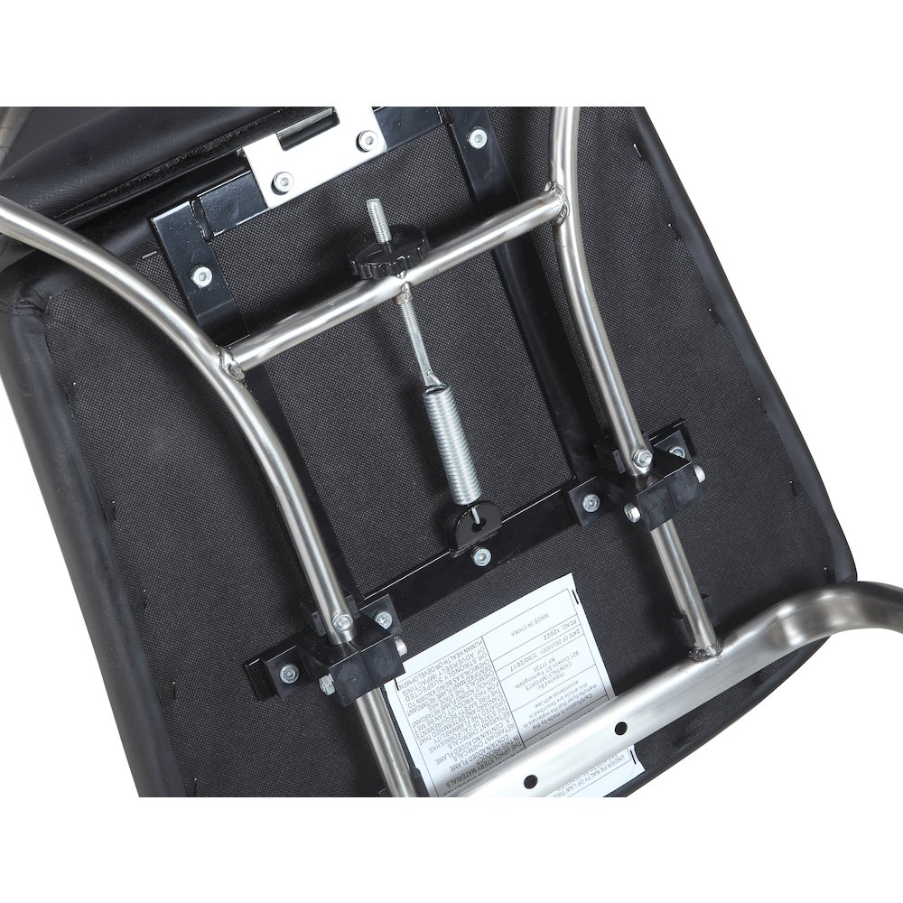 Motion Back Counter Stool, Gray. Picture 9