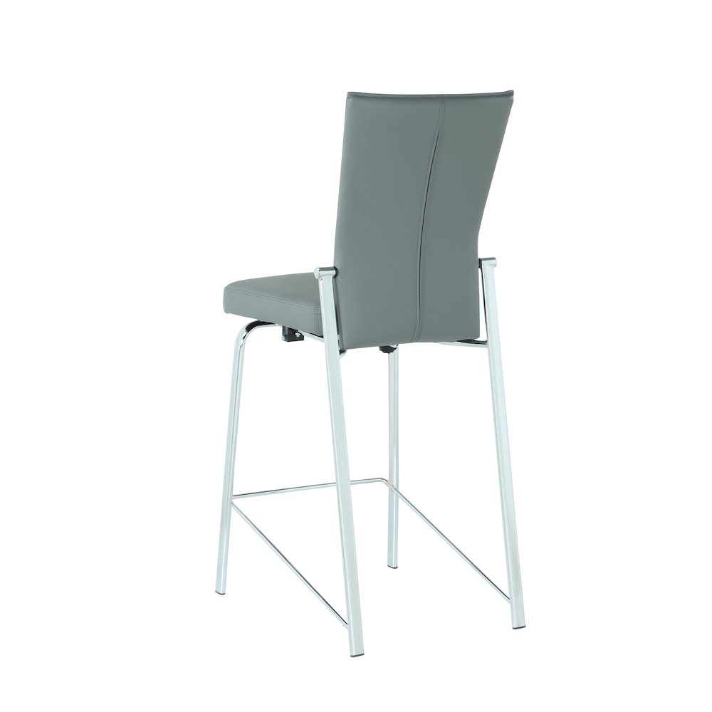 Motion Back Counter Stool, Gray. Picture 3