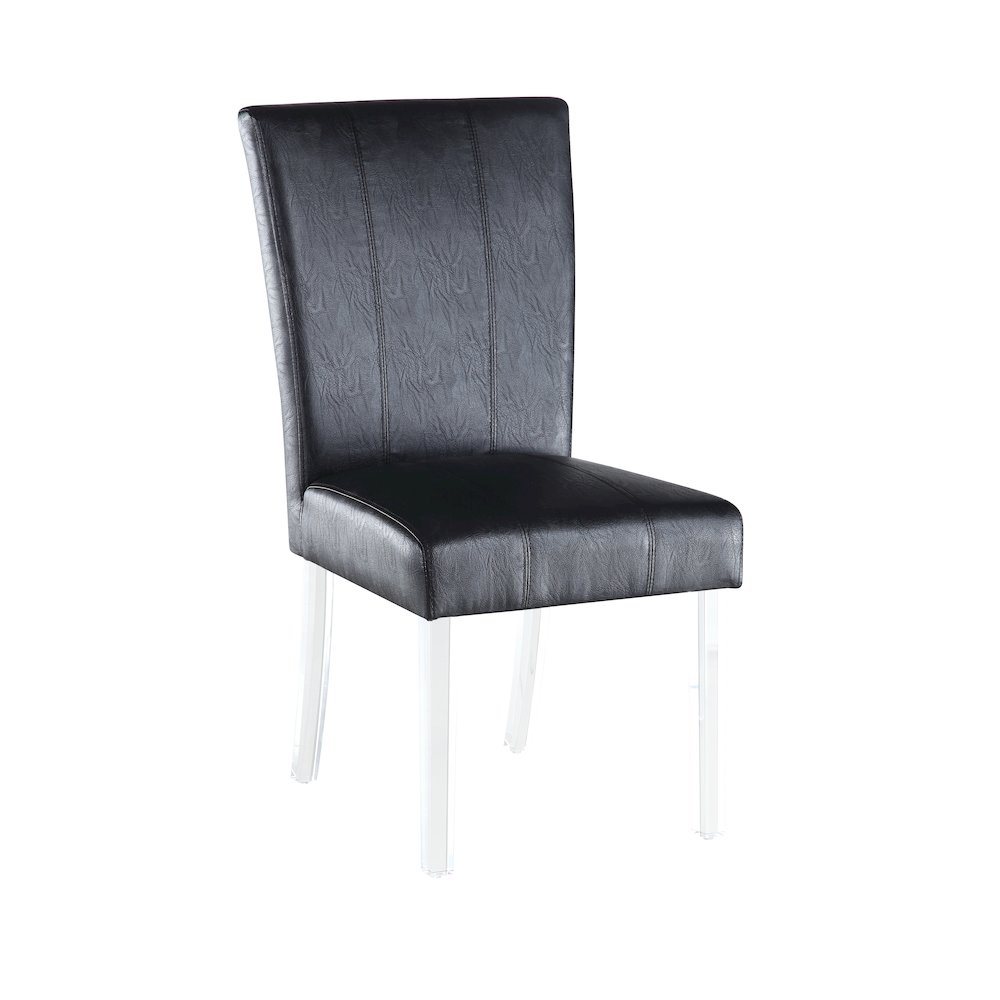 Contemporary Curved Flare-Back Parson Side Chair - 2 Per Box. Picture 8