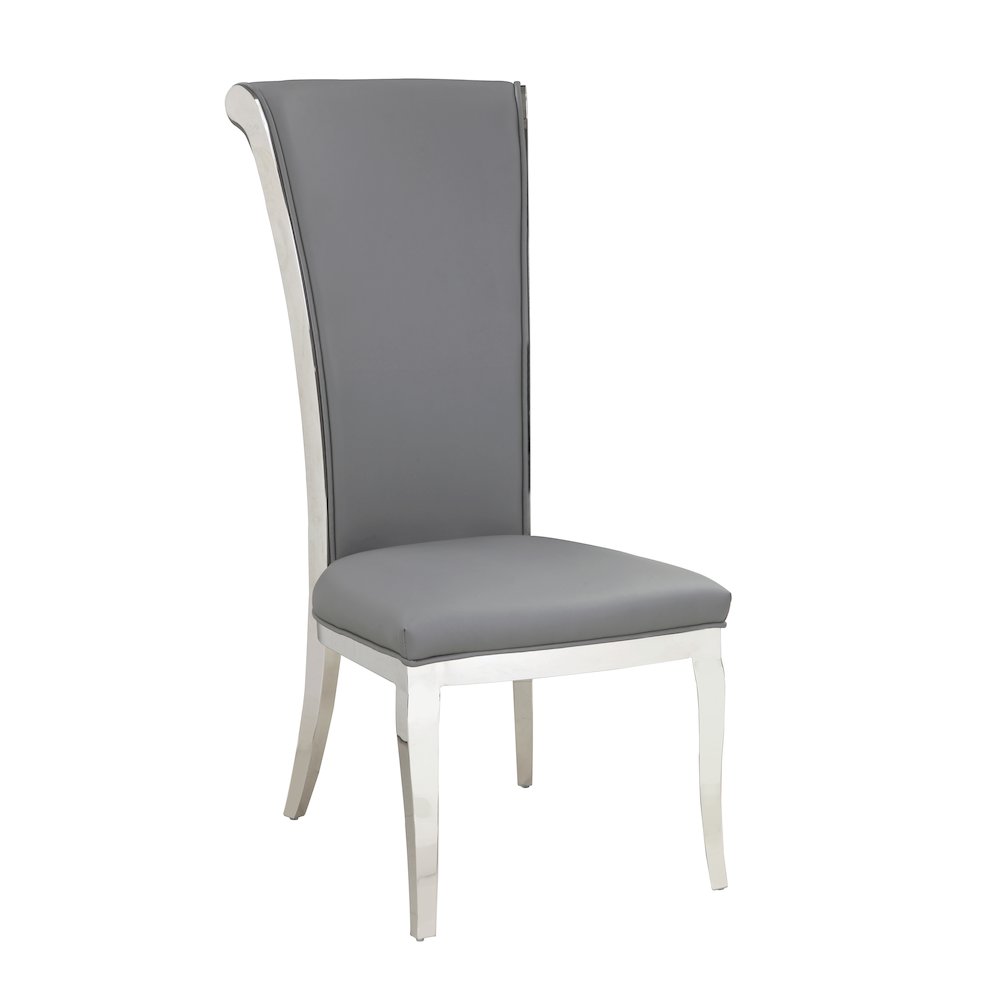 Contemporary Tall Roll Back Side Chair - 2 Per Box. Picture 6