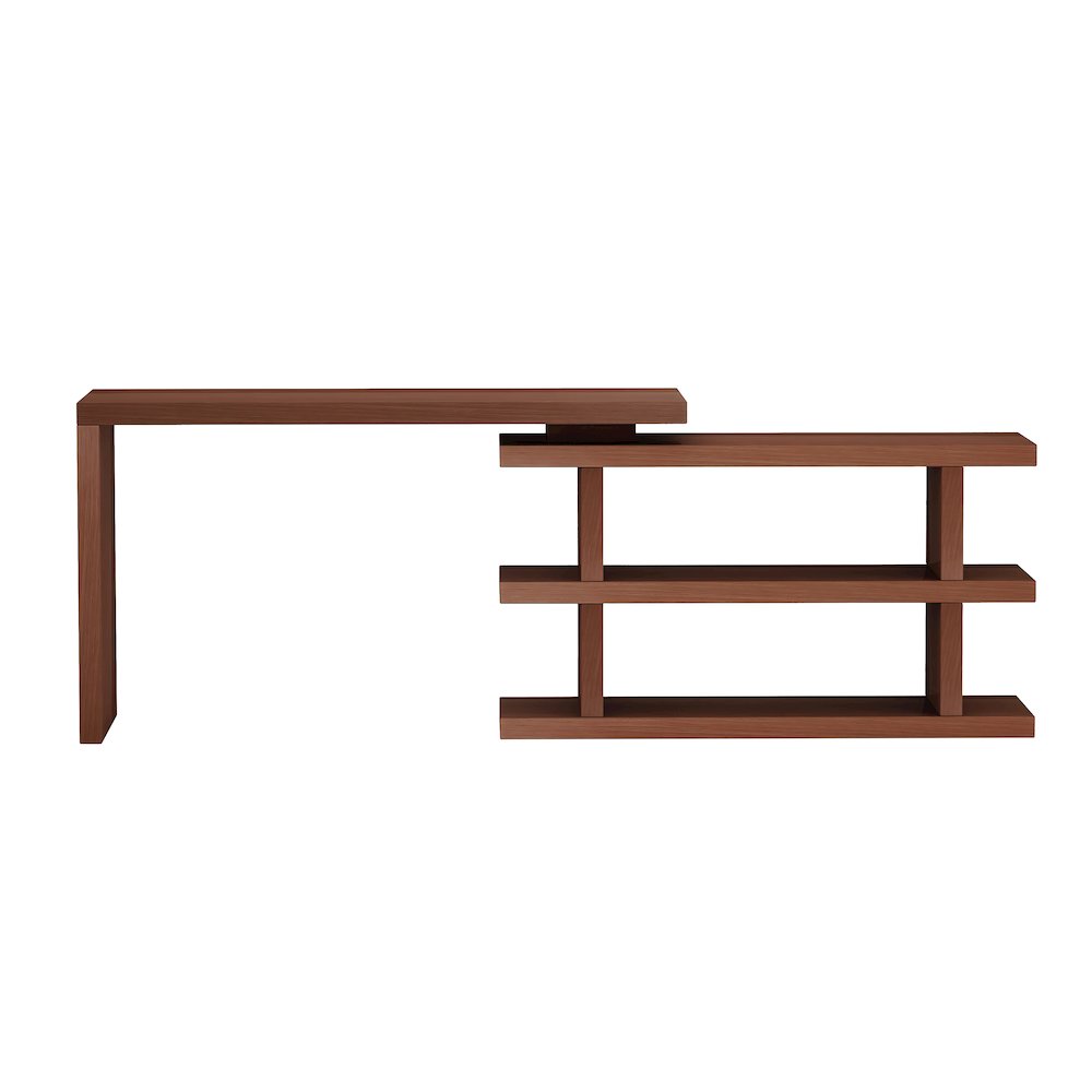 Motion Home Office Desk W/ Shelves. Picture 6