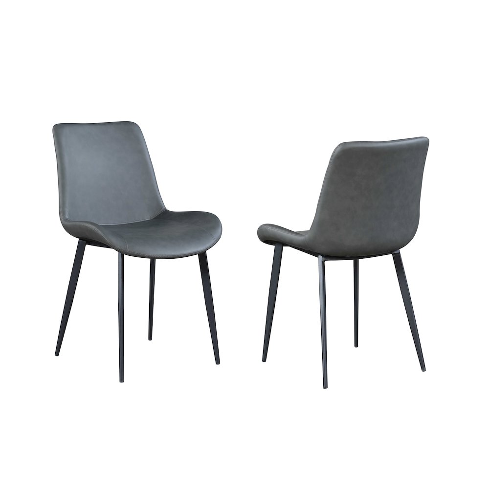 Contemporary Dining Set W/ Ceramic Top & 4 Chairs. Picture 6