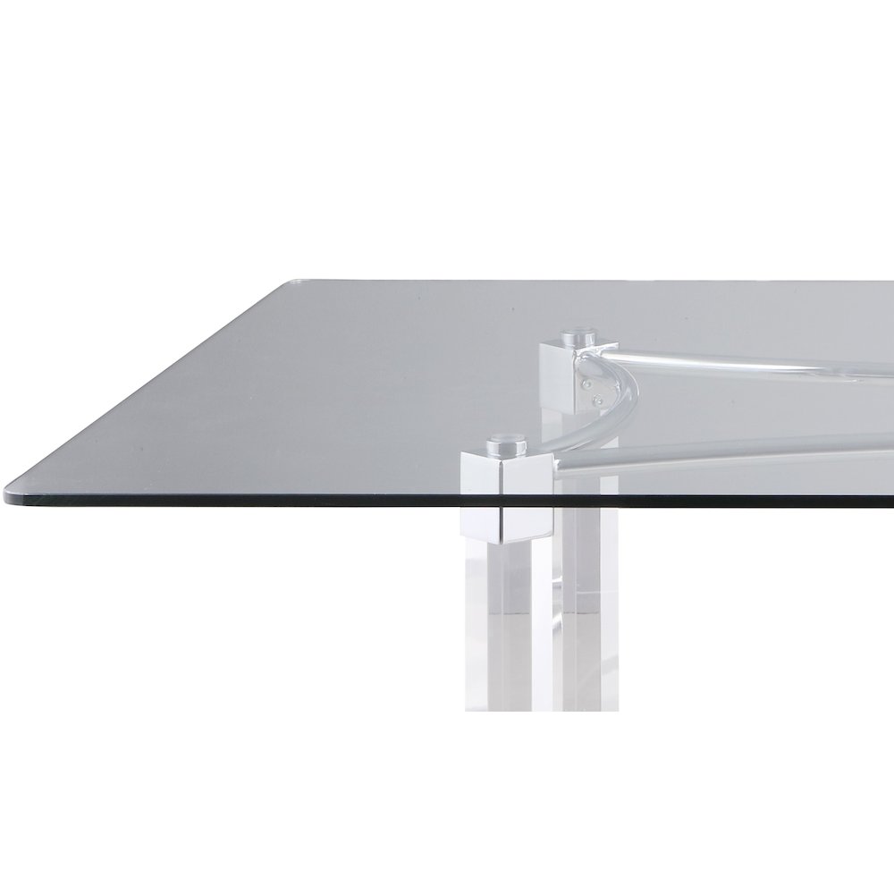 Contemporary Dining Table W/ 42"X 72" Top. Picture 6