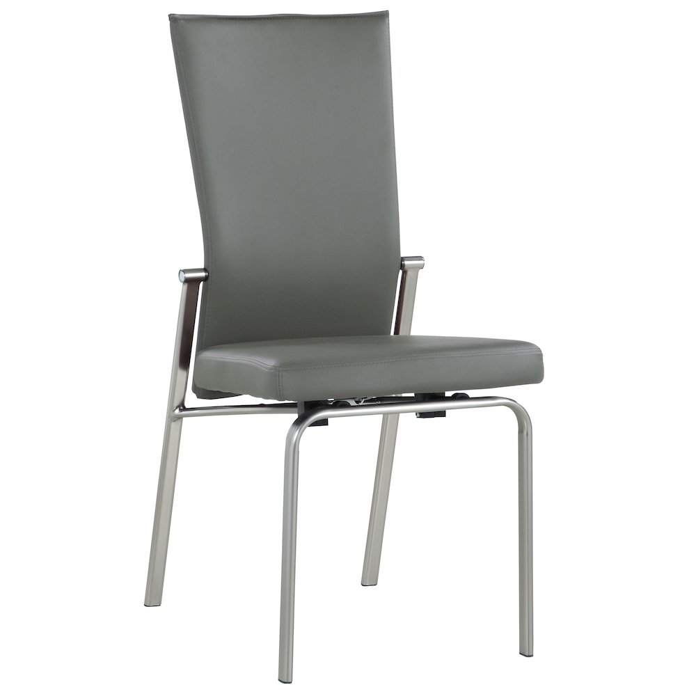 Motion Back Side Chair - Set Of 2, Gray. Picture 10