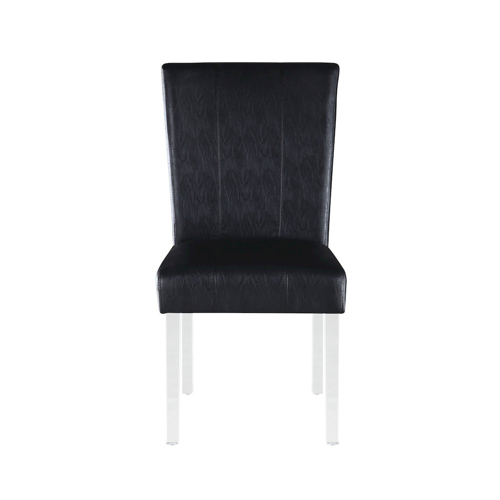 Contemporary Curved Flare-Back Parson Side Chair - 2 Per Box. Picture 4