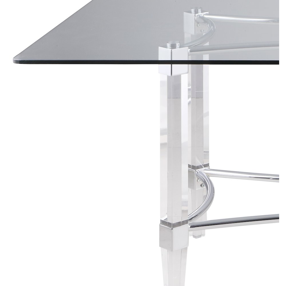 Contemporary Dining Table W/ 42"X 72" Top. Picture 9