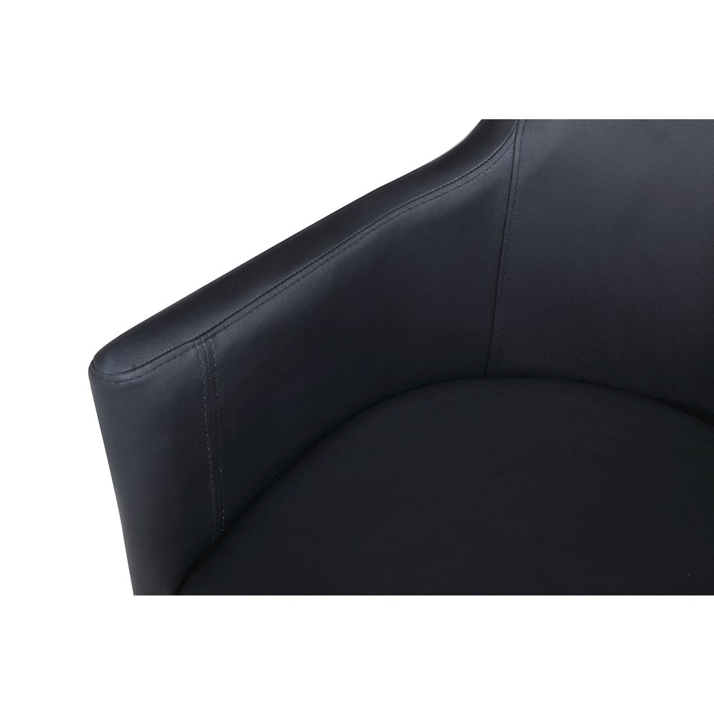 Modern Club Counter Stool W/ Memory Swivel. Picture 5