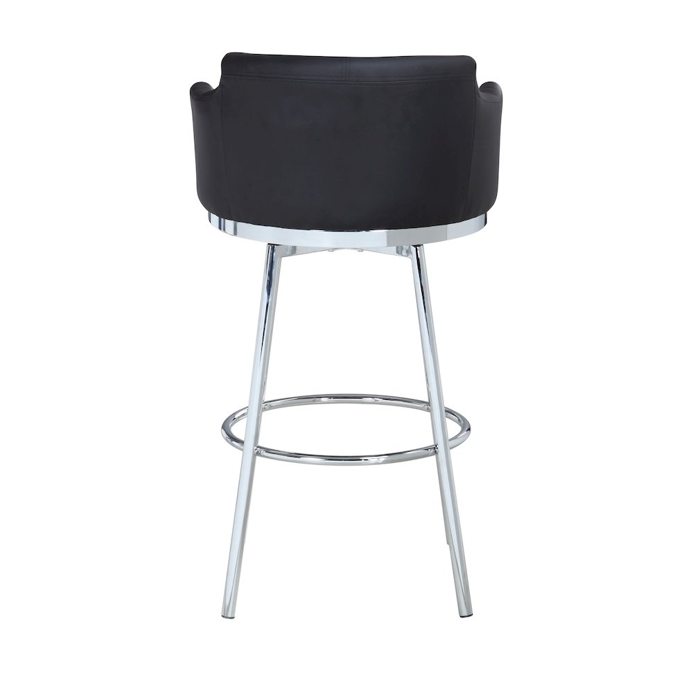 Modern Club Counter Stool W/ Memory Swivel. Picture 3