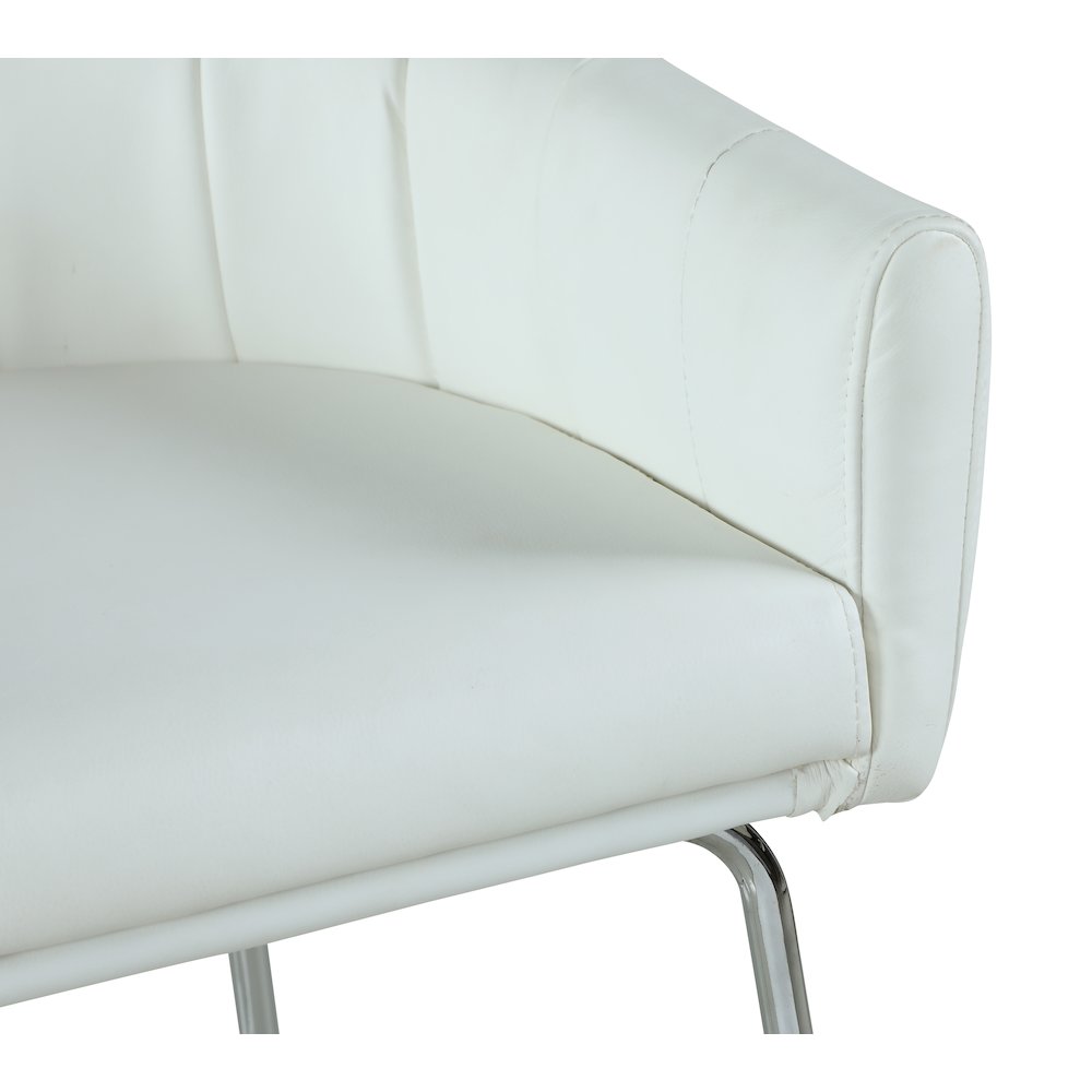 Contemporary Channel Back Counter Stool. Picture 7
