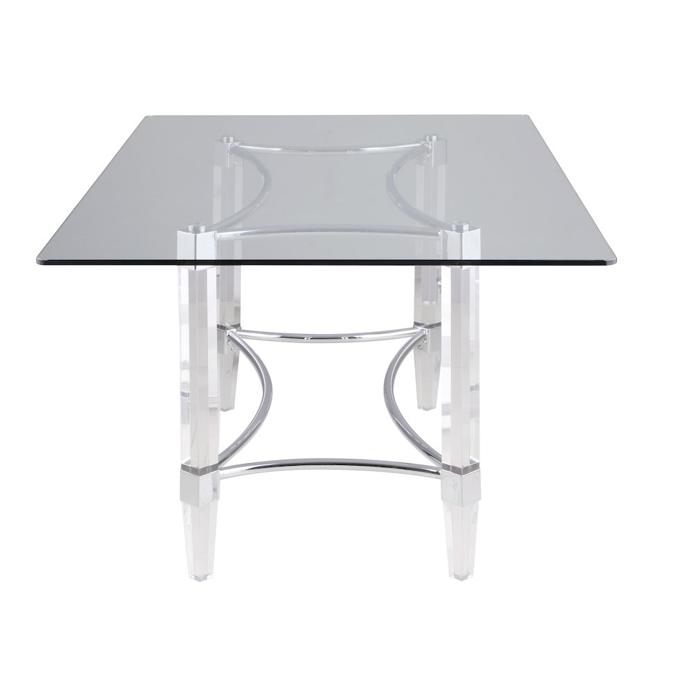 Contemporary Dining Table W/ 42"X 72" Top. Picture 4