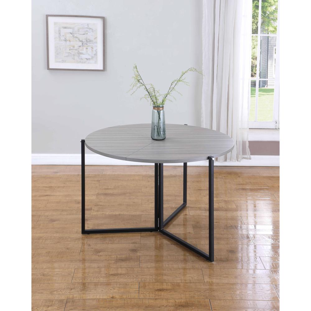 43" Round Foldaway Dining Table. Picture 2