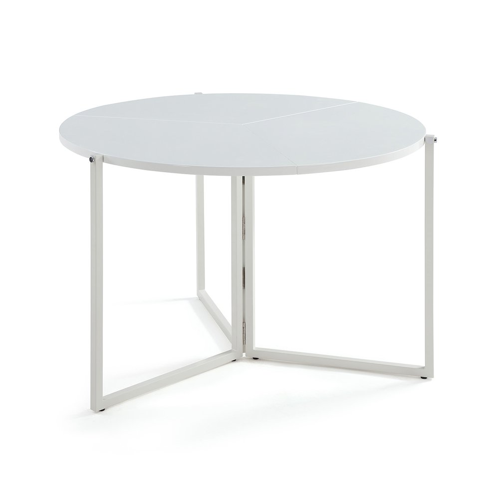 43" Round Foldaway Dining Table. Picture 1