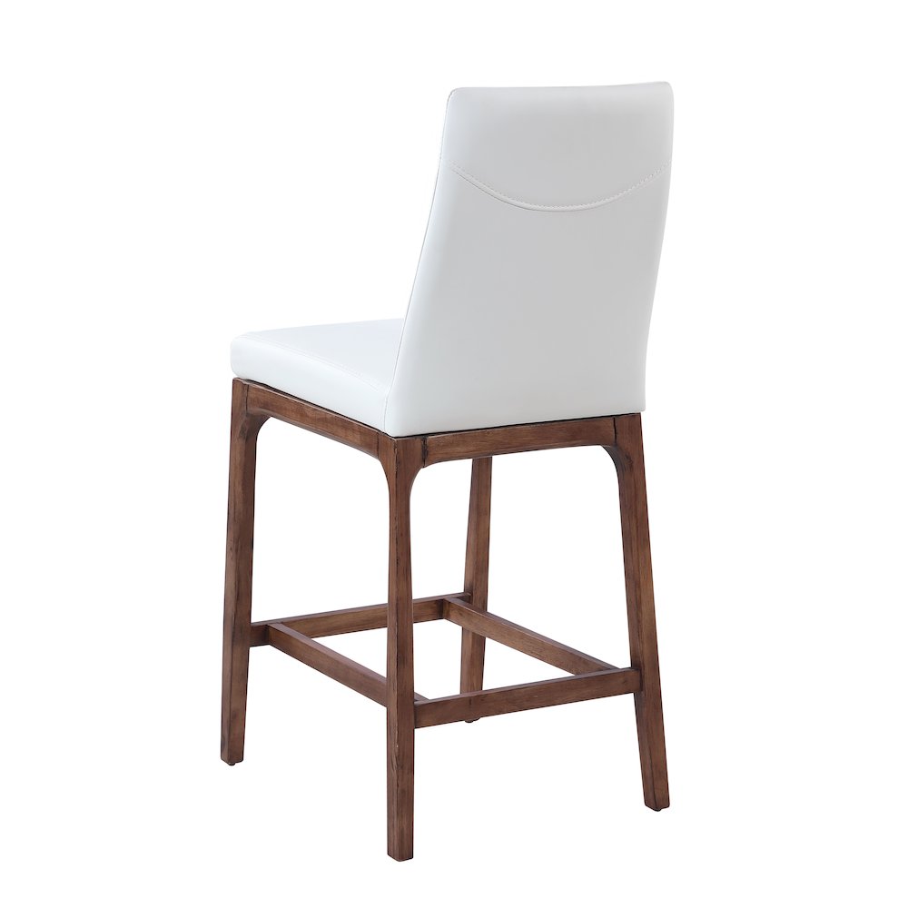 Modern Counter Stool W/ Solid Wood Base. Picture 5