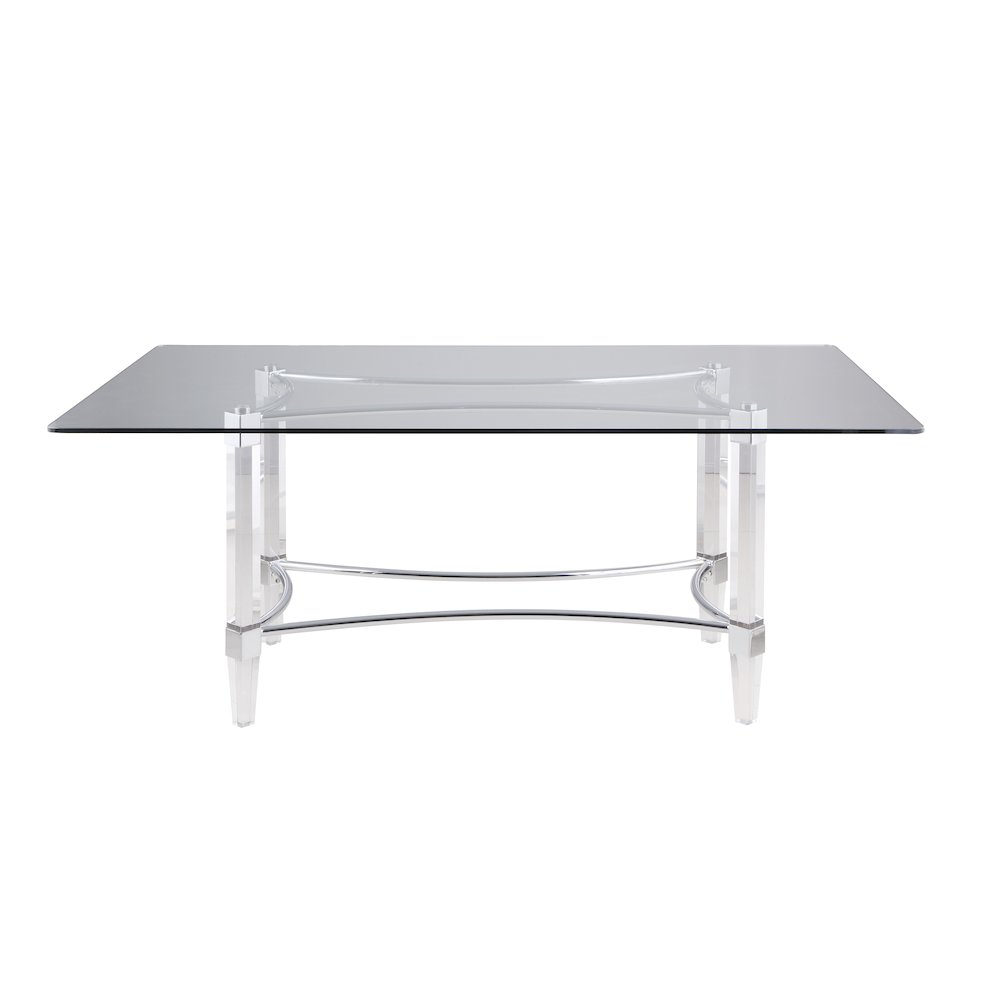 Contemporary Dining Table W/ 42"X 72" Top. Picture 3