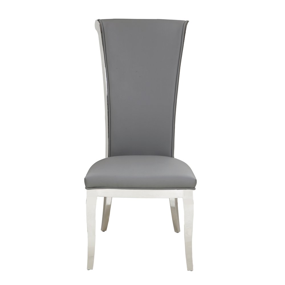 Contemporary Tall Roll Back Side Chair - 2 Per Box. Picture 3