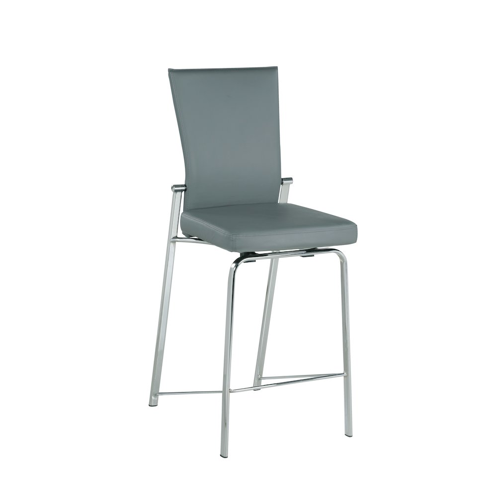 Motion Back Counter Stool, Gray. Picture 10