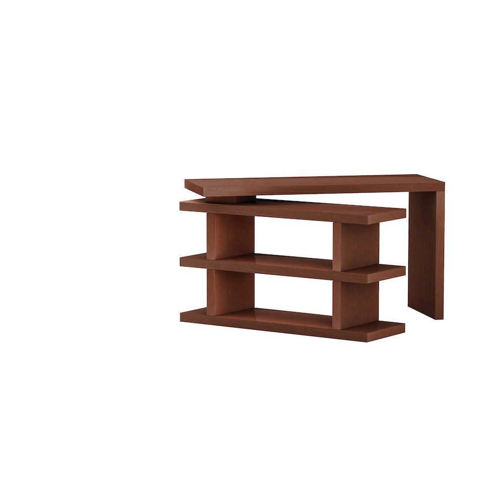 Motion Home Office Desk W/ Shelves. Picture 2