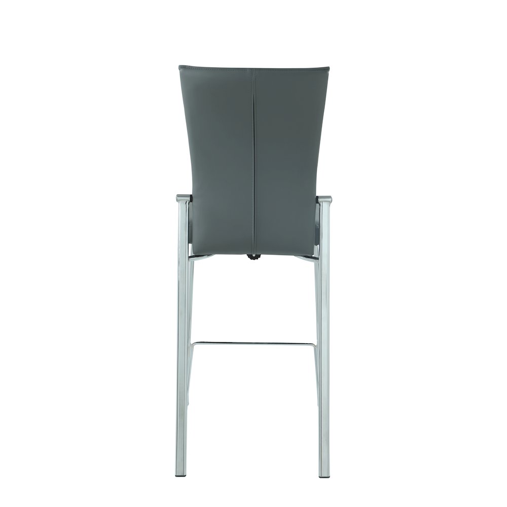 Motion Back Counter Stool, Gray. Picture 5