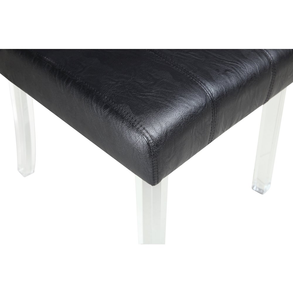 Contemporary Curved Flare-Back Parson Side Chair - 2 Per Box. Picture 6
