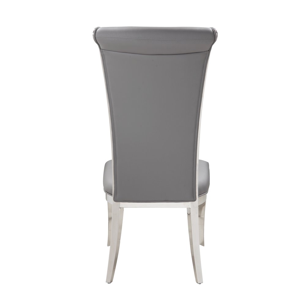 Contemporary Tall Roll Back Side Chair - 2 Per Box. Picture 5