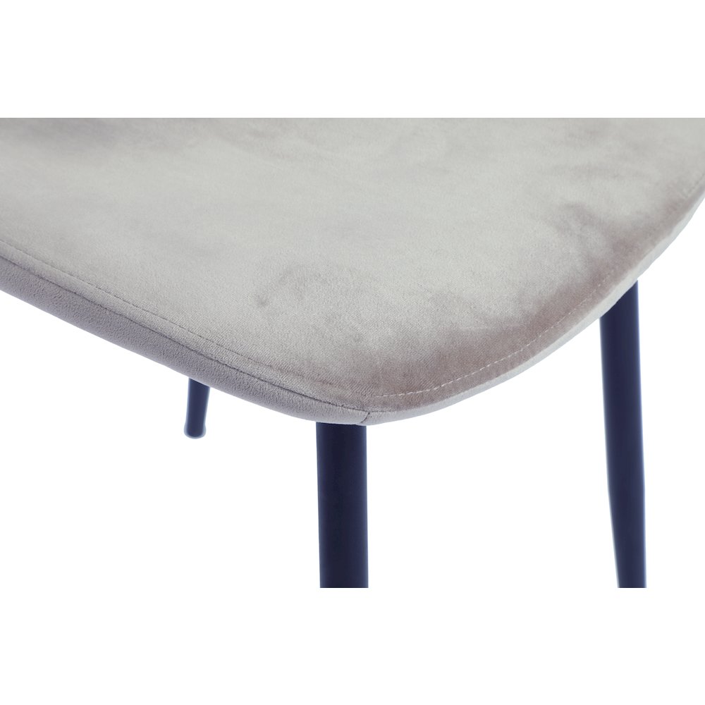 Contemporary Side Chair  - Set Of 4, Taupe. Picture 7