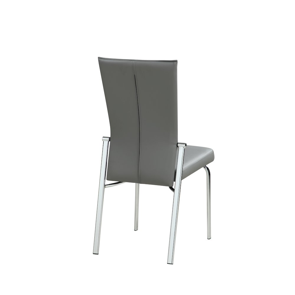 Motion Back Side Chair - Set Of 2, Gray. Picture 3