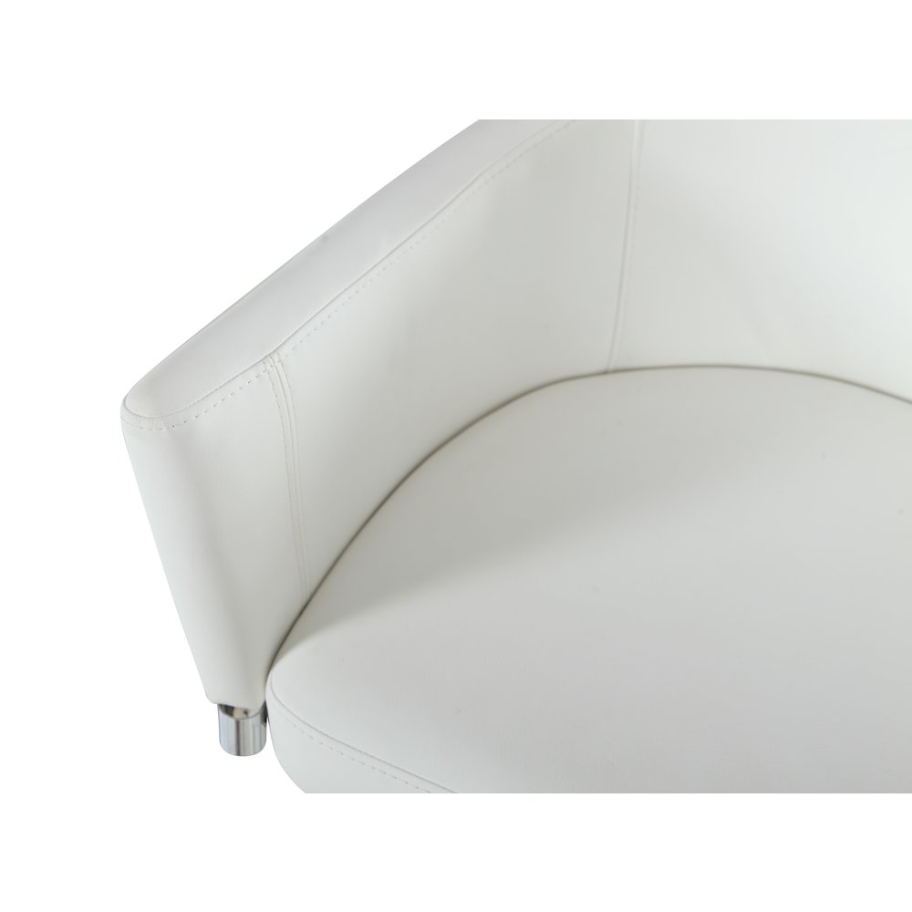 Modern Club Bar Stool W/ Memory Swivel. Picture 5