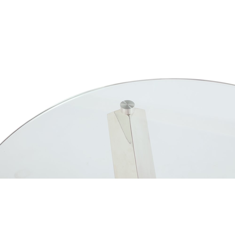 Contemporary 26" Round Lamp Table. Picture 4