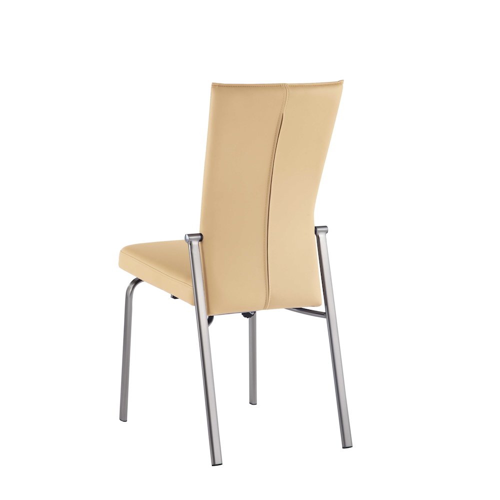 Motion Back Side Chair - Set Of 2, Beige. Picture 7