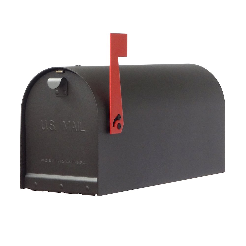 Titan Aluminum Curbside Mailbox and  Springfield Mailbox Post with Base. Picture 6