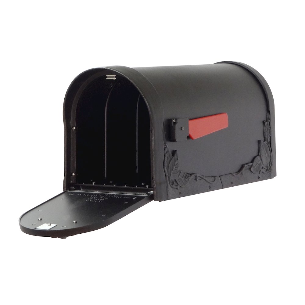 Floral Curbside Mailbox and Tacoma Mailbox Post with Direct Burial Kit. Picture 7