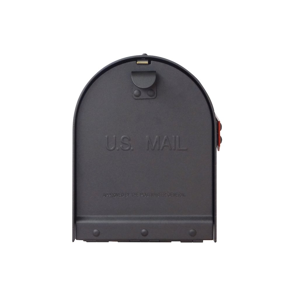 Titan Aluminum Curbside Mailbox with Newspaper Tube and  Springfield Mailbox. Picture 9
