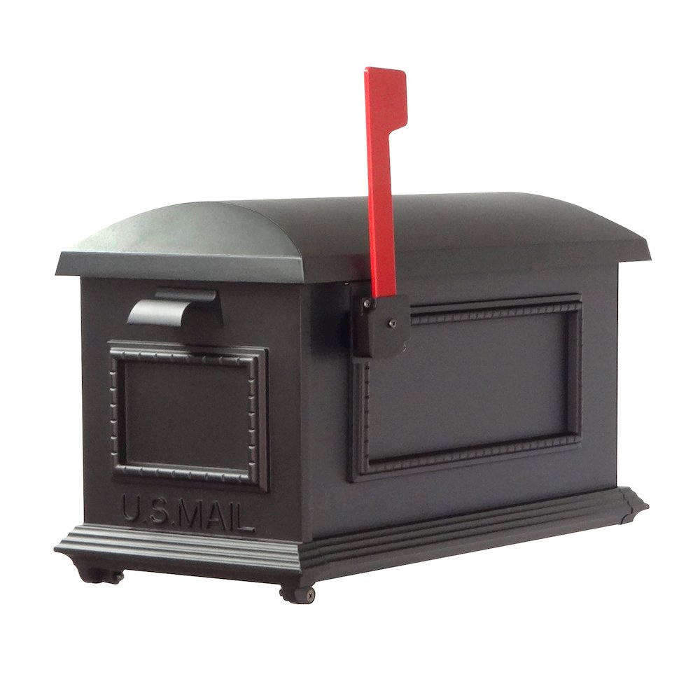 Traditional Curbside Mailbox and Springfield Mailbox Post with Base. Picture 6