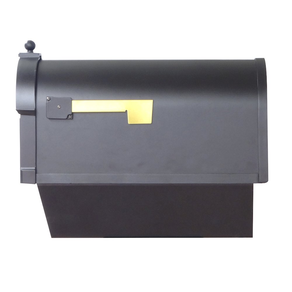 Curbside Mailbox with Front Address Numbers, Newspaper Tube and Ashland Mailbox. Picture 6
