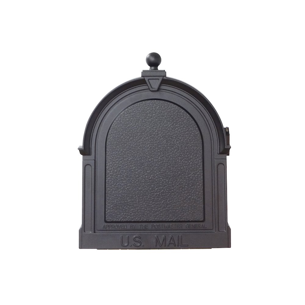 Curbside Mailbox with Newspaper Tube, Locking Insert and Bradford Mailbox Post. Picture 8